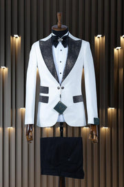 Ultimate Classic White Tuxedo Suit