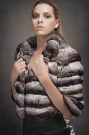 Zibra strip Real Fur Jacket