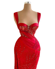 Red Ignacia dress