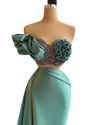Two Pieces Green Dress