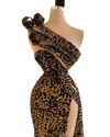 Brown Leopard Dress